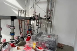 Thi Công Cụm Máy Bơm Chữa Cháy Diesel Chuẩn PCCC