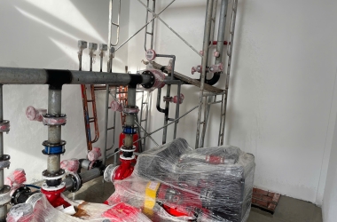 Thi Công Cụm Máy Bơm Chữa Cháy Diesel Chuẩn PCCC