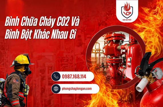 Bình Chữa Cháy CO2 Và Bình Bột Khác Nhau Gì