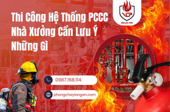 Thi Công Hệ Thống PCCC Nhà Xưởng Cần Lưu Ý Những Gì?