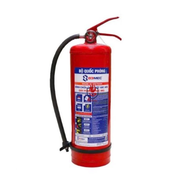 Bình bột chữa cháy 4kg của BQP