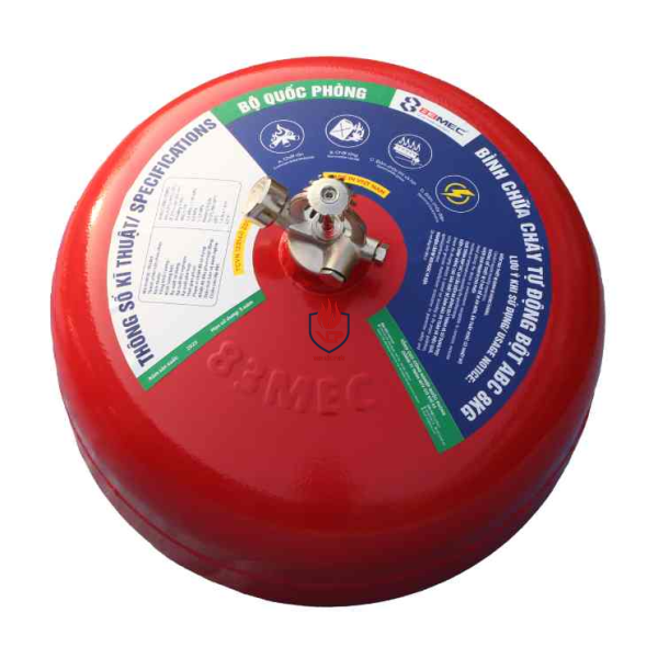 Bình chữa cháy tự động dạng bột BQP 8kg