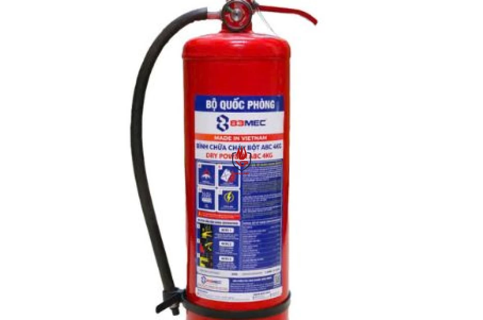 Bình bột chữa cháy 4kg của BQP