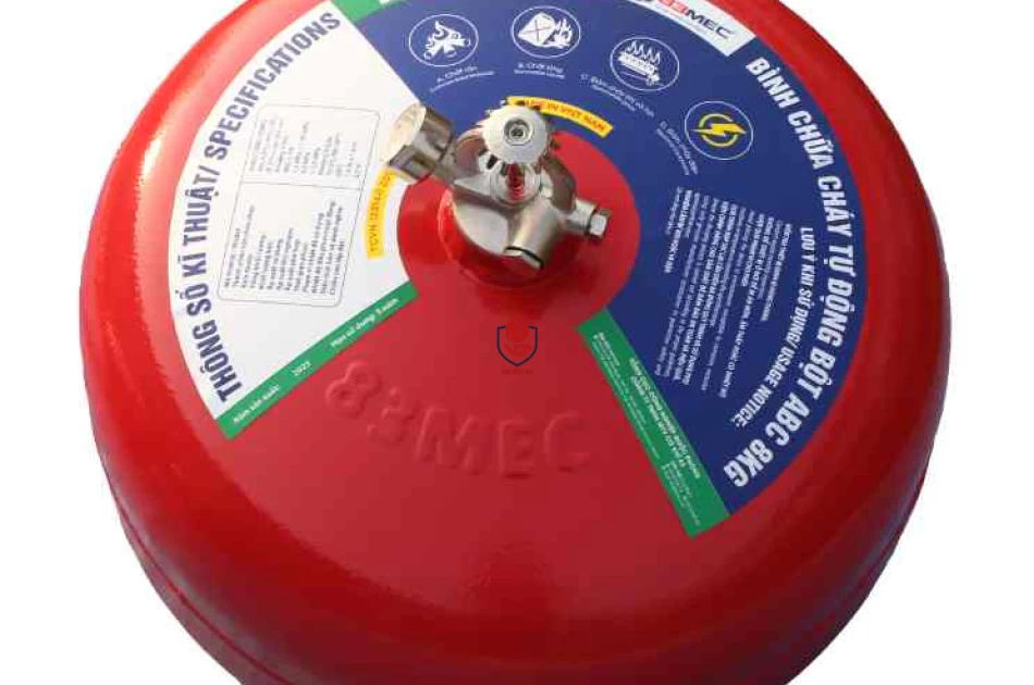 Bình chữa cháy tự động dạng bột BQP 8kg