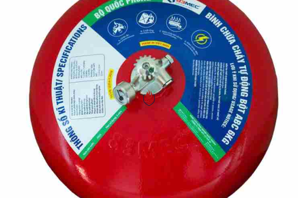 Bình chữa cháy tự động dạng bột 6kg