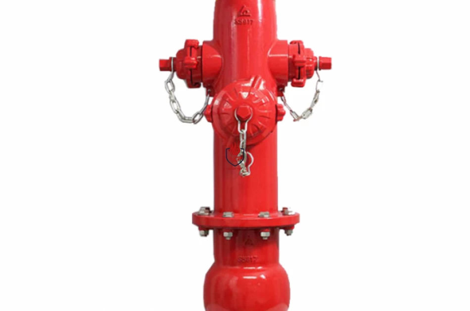 Trụ chữa cháy D100 có 3 cửa ra D65x65x100mm